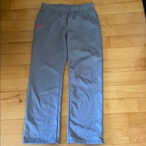 Gray under armour sweatpants